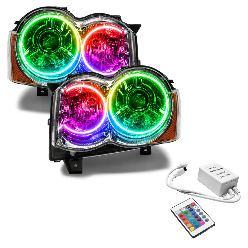 Picture of Oracle 08-10 Jeep Grand Cherokee SMD HL - HID - ColorSHIFT w/ Simple Controller