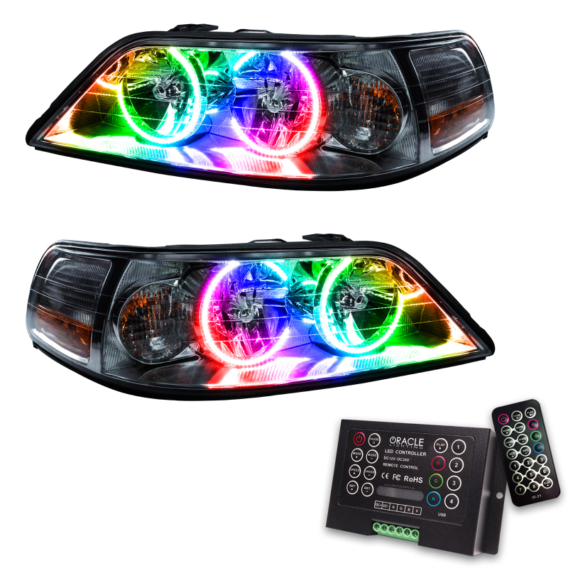 Picture of Oracle 05-11 Lincoln Town Car SMD HL (Non-HID) - ColorSHIFT w/ 2.0 Controller