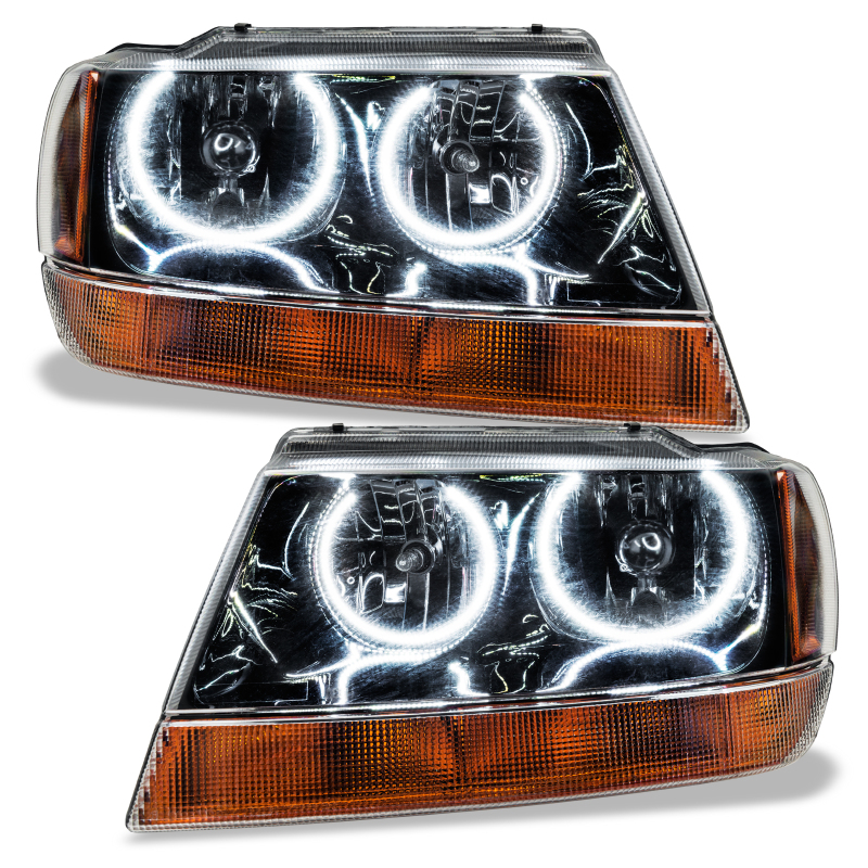 Picture of Oracle 99-04 Jeep Grand Cherokee SMD HL - Black - White