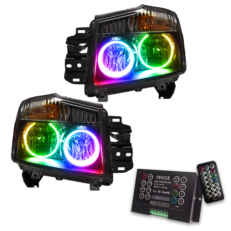 Picture of Oracle 08-15 Nissan Titan SMD HL - ColorSHIFT w/ 2.0 Controller