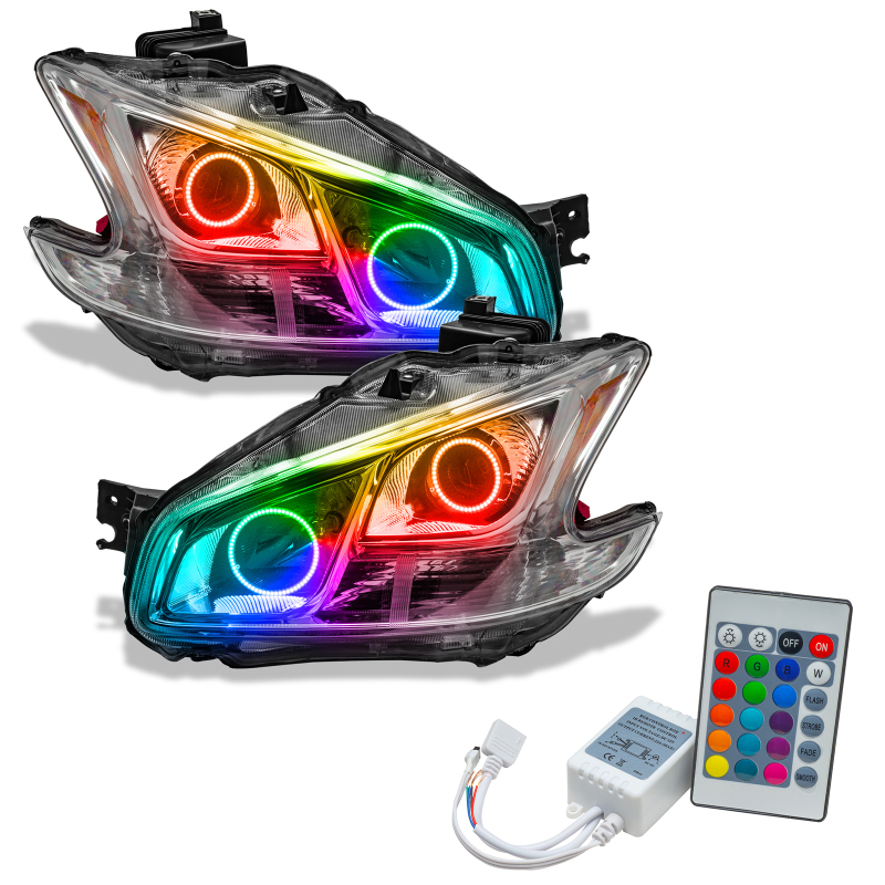 Picture of Oracle 09-13 Nissan Maxima SMD HL (Non-HID)-Chrome - ColorSHIFT w/ Simple Controller