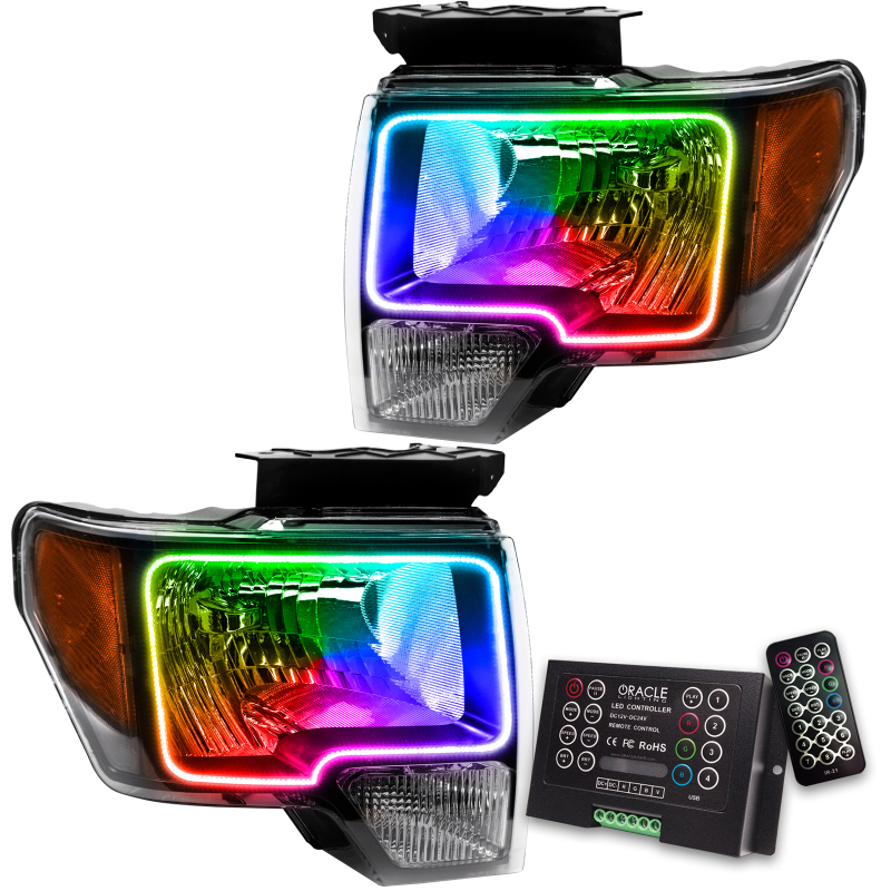 Picture of Oracle 09-14 Ford F-150 LED HL - ColorSHIFT w/ 2.0 Controller