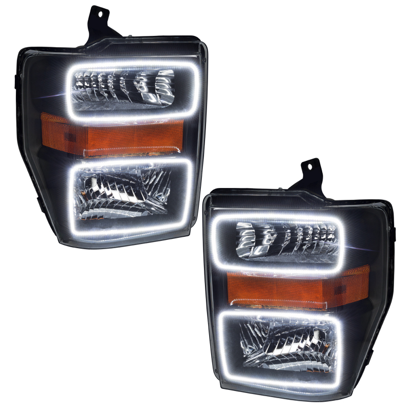 Picture of Oracle 08-10 Ford F250/350 LED HL - Black - White
