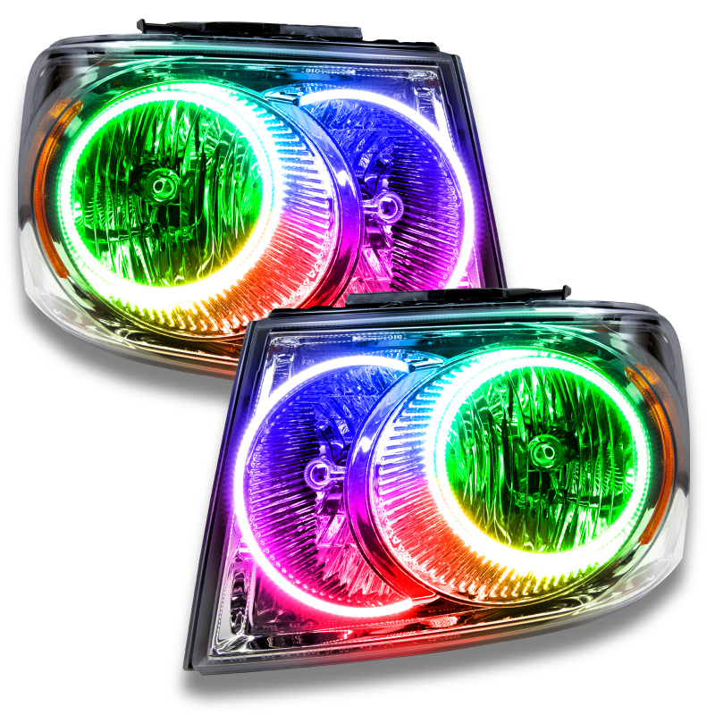 Picture of Oracle 07-09 Dodge Durango SMD HL - Chrome - ColorSHIFT w/o Controller