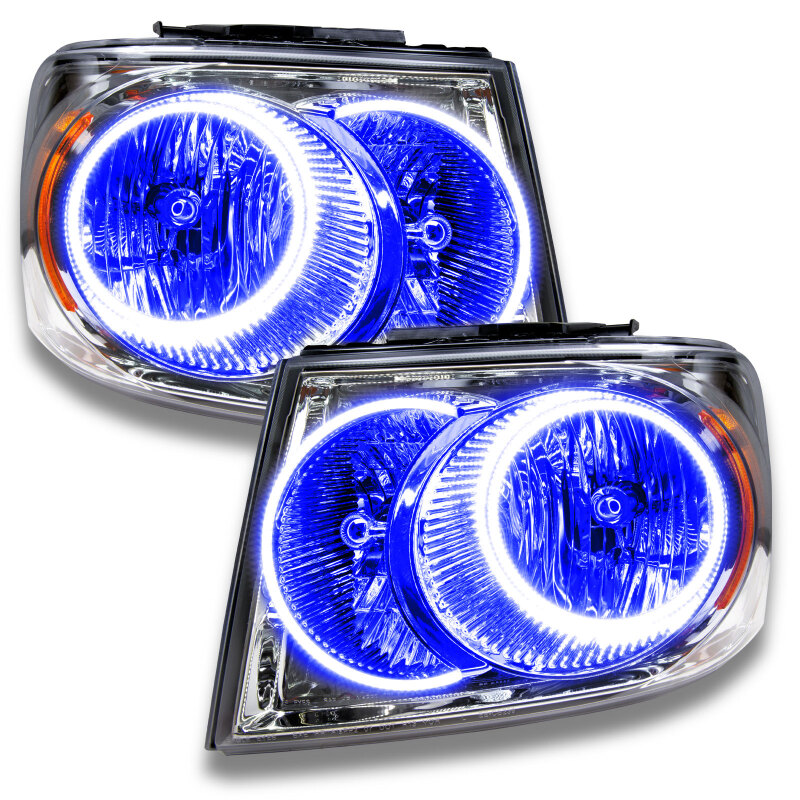 Picture of Oracle 07-09 Dodge Durango SMD HL - Chrome - ColorSHIFT w/ Simple Controller