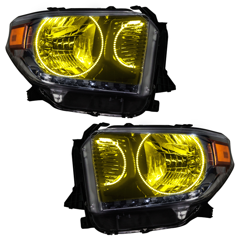 Picture of Oracle 14-17 Toyota Tundra SMD HL - Dual Halo Kit - ColorSHIFT