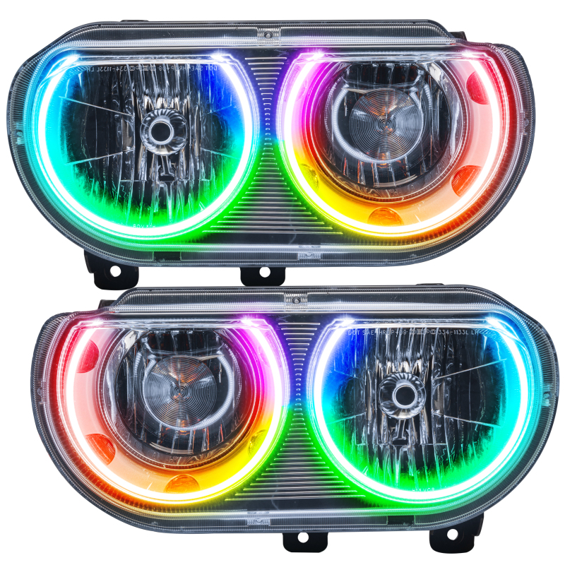 Picture of Oracle 08-14 Dodge Challenger SMD HL (Non-HID) - ColorSHIFT - Dynamic
