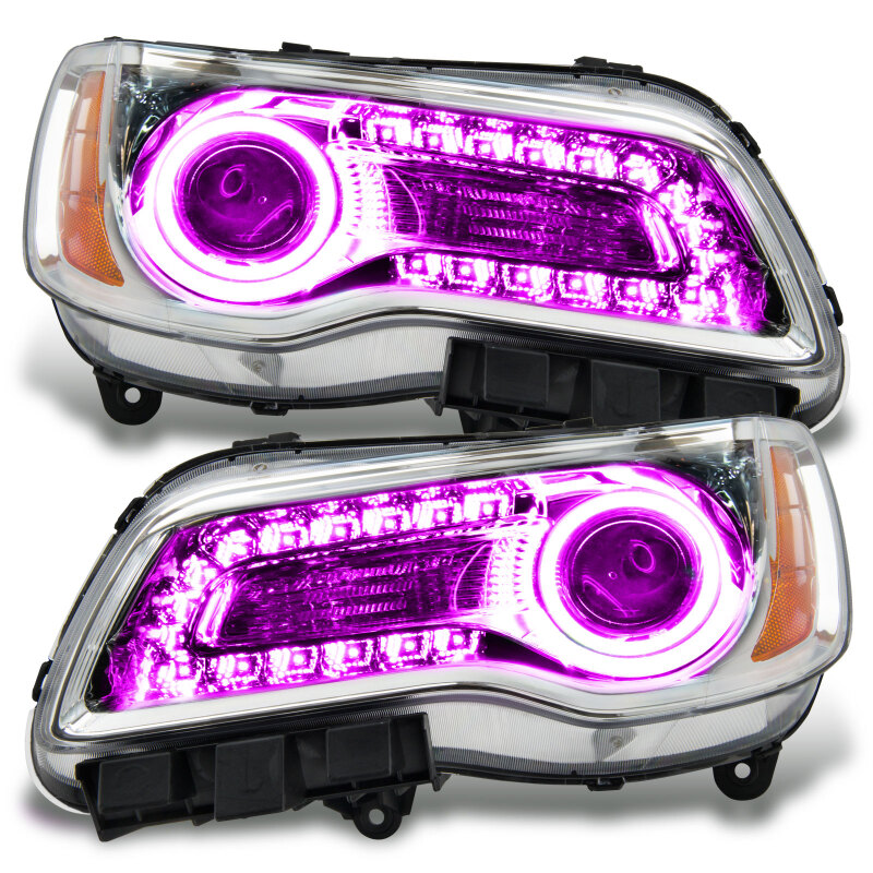 Picture of Oracle 11-14 Chrysler 300C SMD HL - Chrome - NON HID - ColorSHIFT