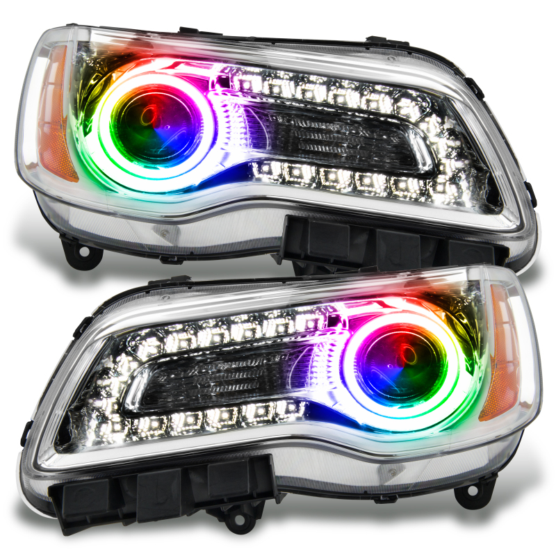 Picture of Oracle 11-14 Chrysler 300C SMD HL - Chrome - NON HID - ColorSHIFT w/o Controller