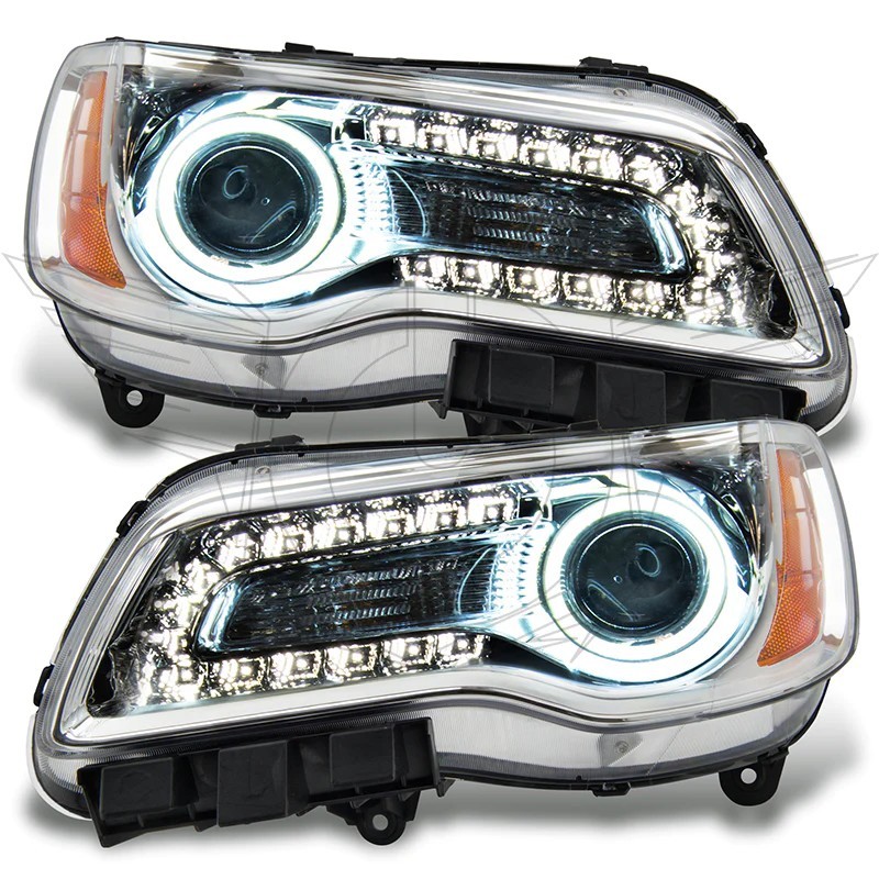 Picture of Oracle 11-14 Chrysler 300C SMD HL - Chrome - NON HID - ColorSHIFT w/ BC1 Controller