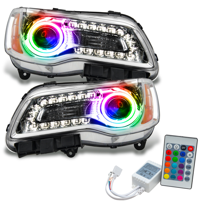 Picture of Oracle 11-14 Chrysler 300C SMD HL - Chrome - NON HID - ColorSHIFT w/ Simple Controller