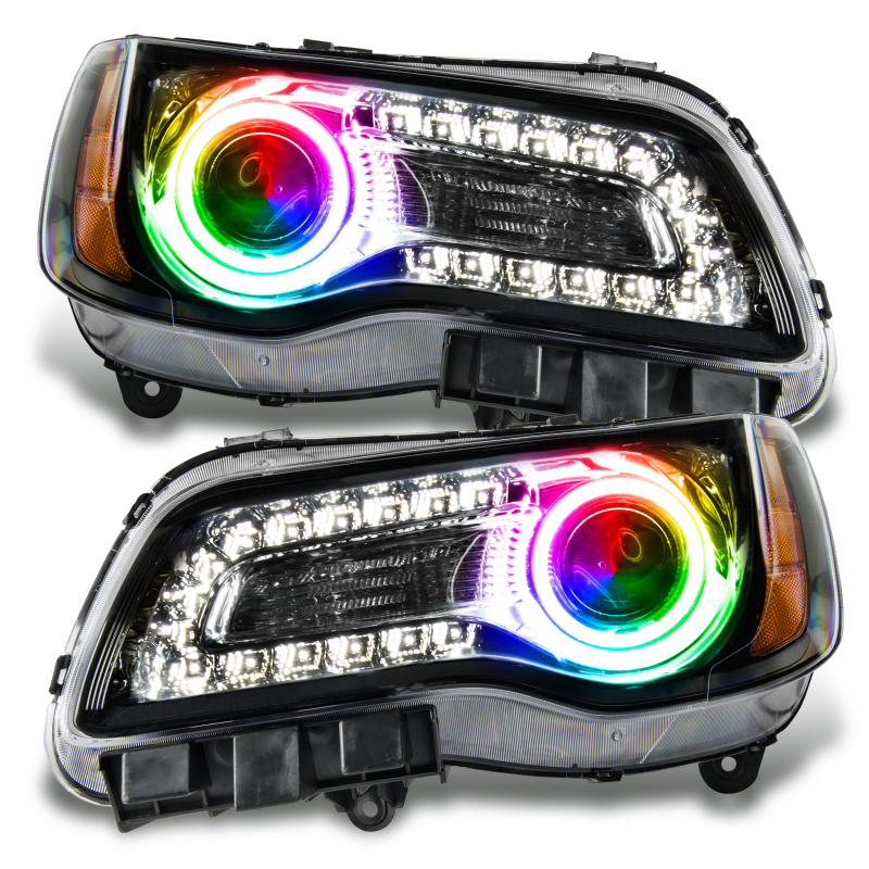 Picture of Oracle 11-14 Chrysler 300C SMD HL - Black - NON HID - ColorSHIFT w/o Controller