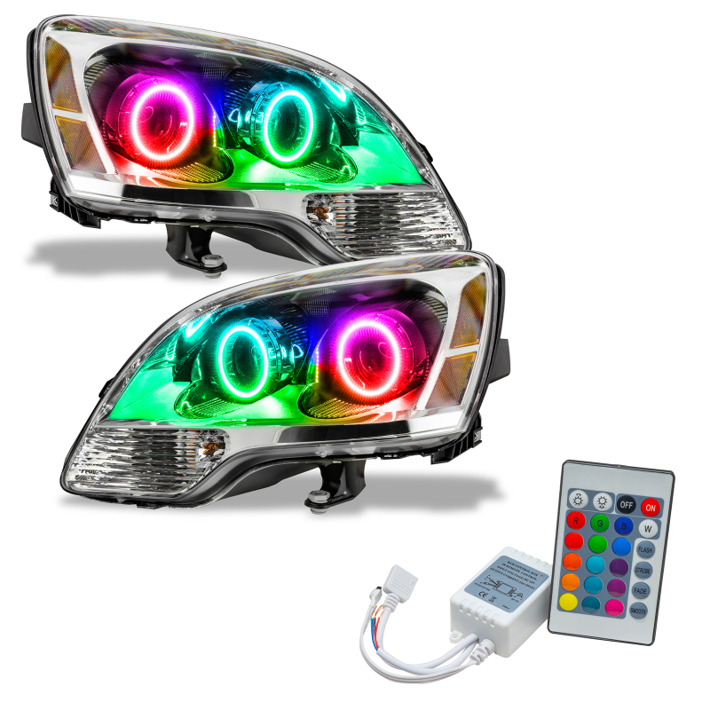 Picture of Oracle 08-12 GMC Acadia SMD HL - 2nd Design - Halogen - ColorSHIFT w/ Simple Controller