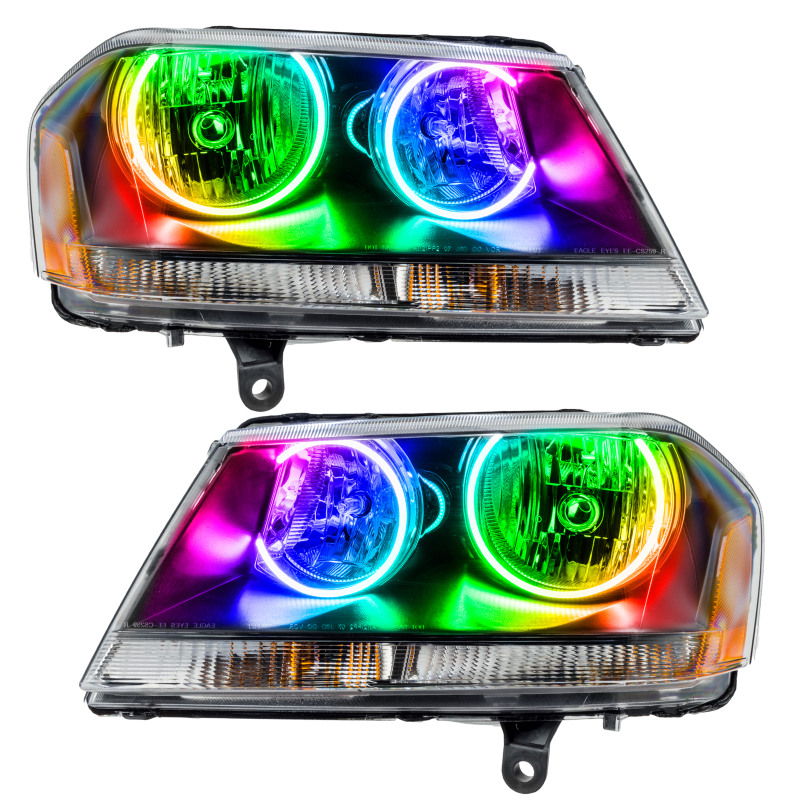 Picture of Oracle 08-14 Dodge Avenger RT SMD HL - Black - ColorSHIFT w/o Controller