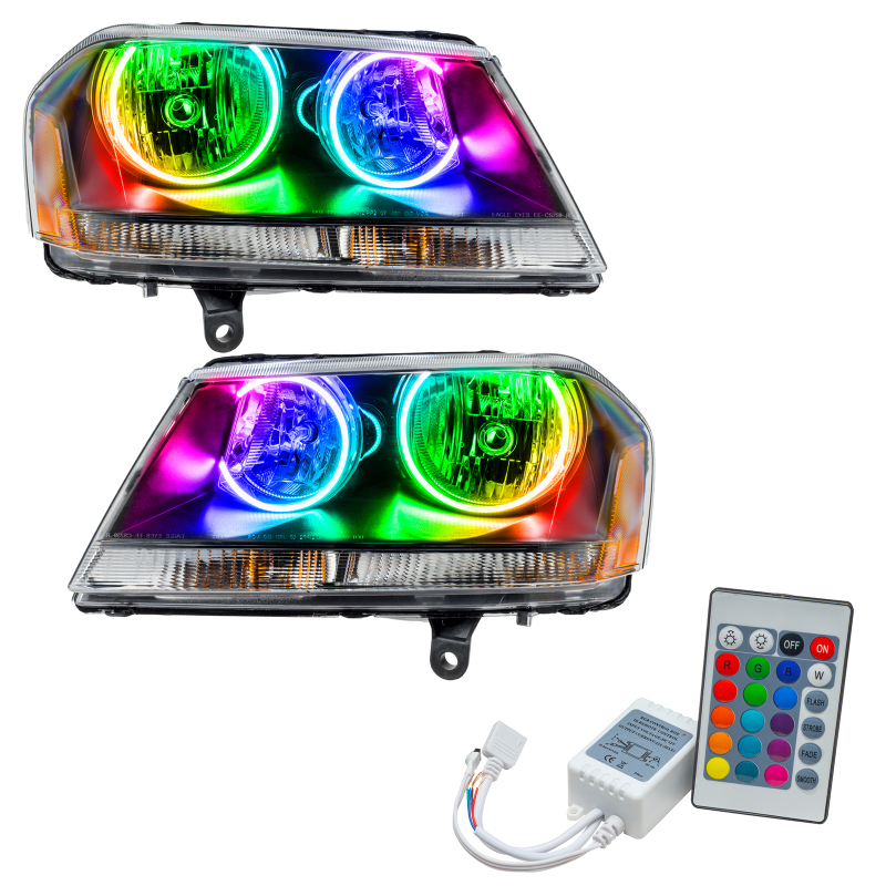 Picture of Oracle 08-14 Dodge Avenger RT SMD HL - Black - ColorSHIFT w/ Simple Controller