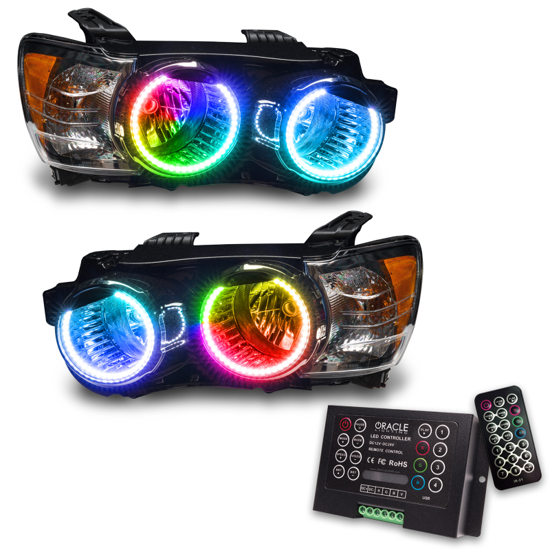 Picture of Oracle 12-15 Chevrolet Sonic Pre-Assembled SMD Headlights - ColorSHIFT w/ 2.0 Controller