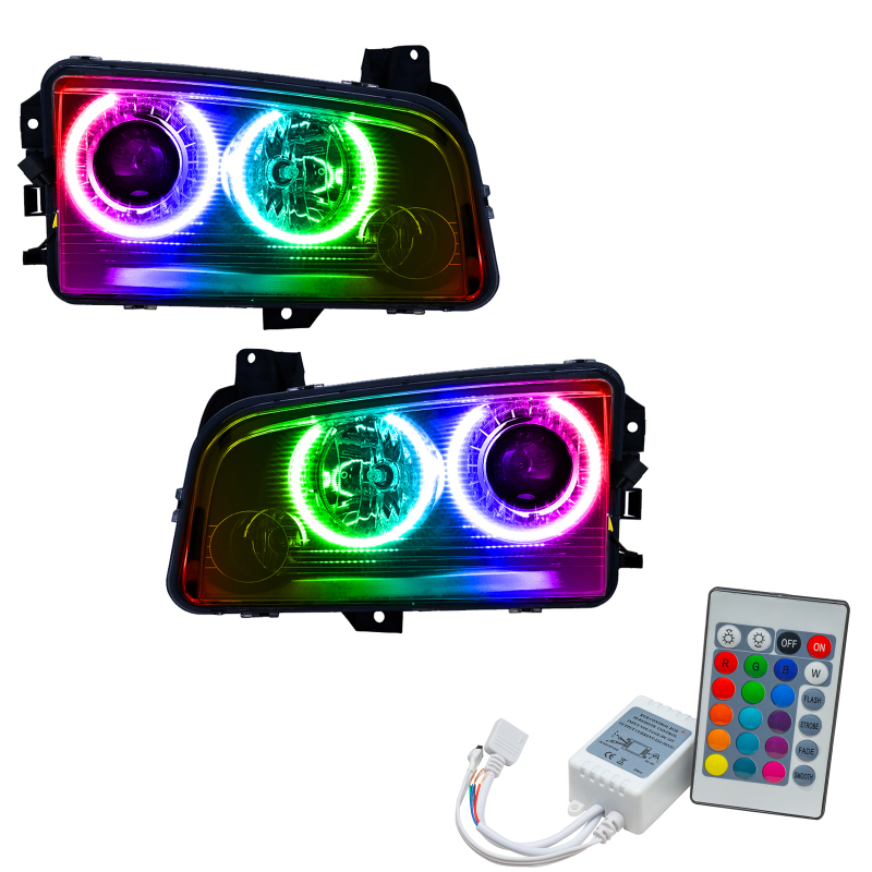 Picture of Oracle 08-10 Dodge Charger SMD HL (HID) - ColorSHIFT w/ Simple Controller
