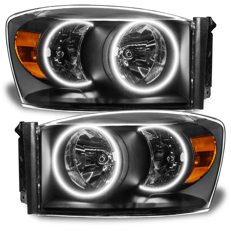 Picture of Oracle 07-08 Dodge Ram SMD HL - Black - White