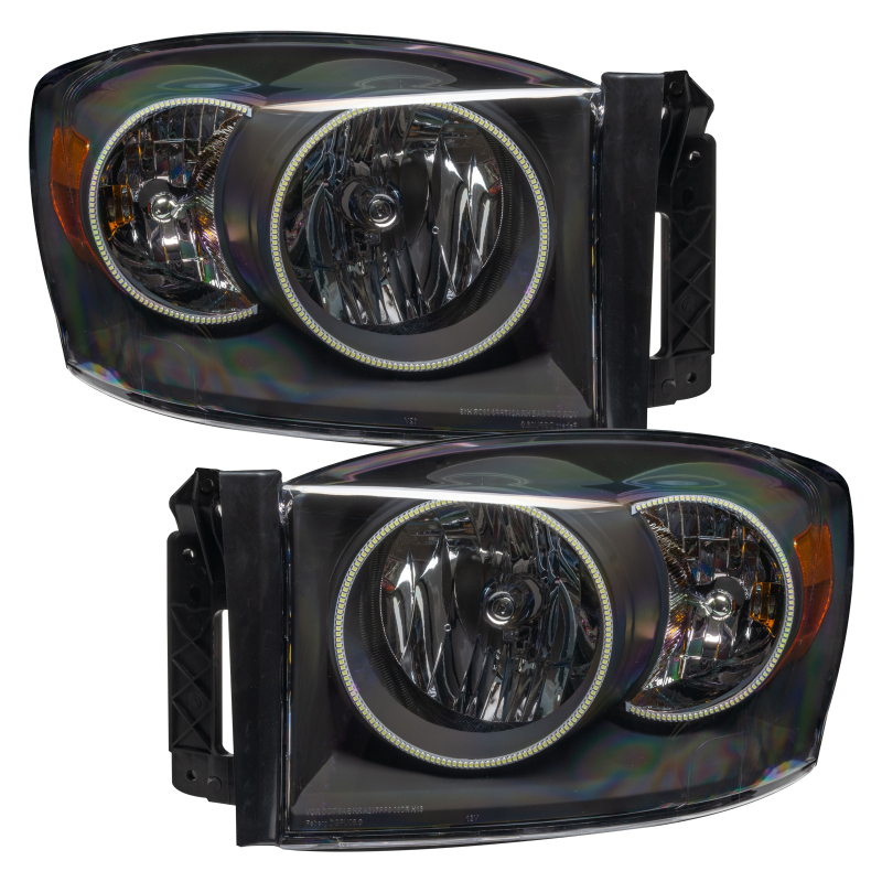 Picture of Oracle 07-08 Dodge Ram SMD HL - Black - ColorSHIFT w/ BC1 Controller