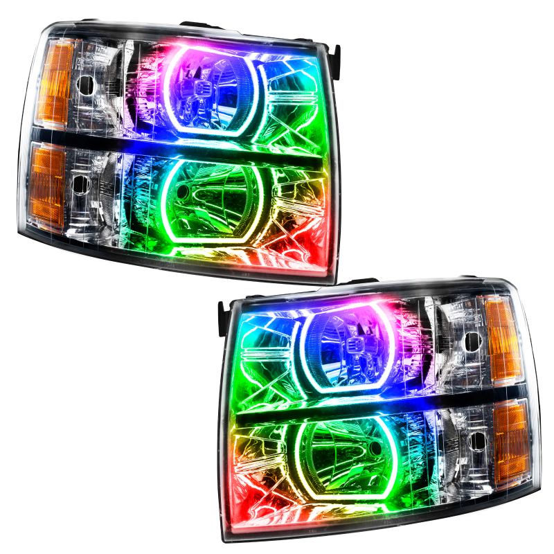 Picture of Oracle 07-13 Chevrolet Silverado SMD HL - Square Style - ColorSHIFT w/o Controller