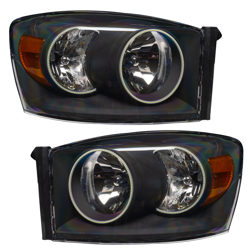 Picture of Oracle 07-08 Dodge Ram SMD HL - Black - ColorSHIFT w/ BC1 Controller