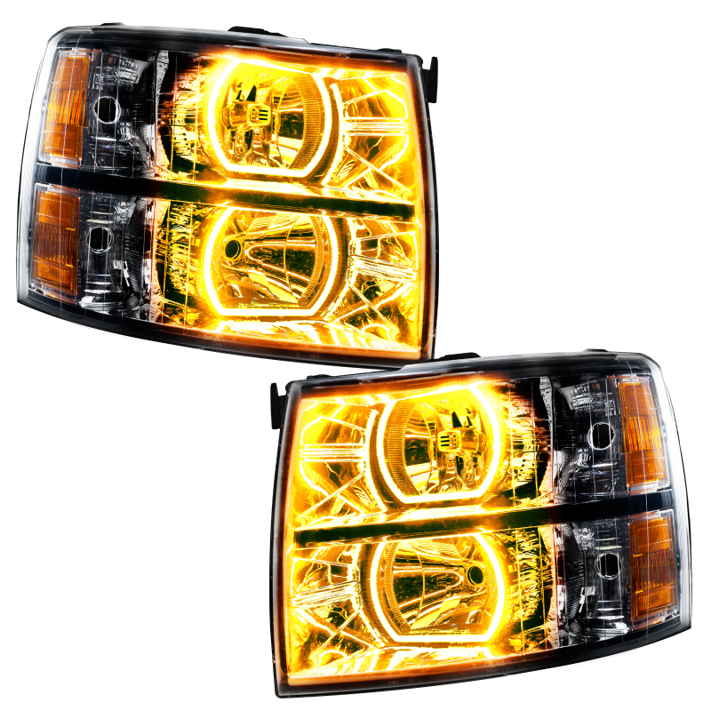 Picture of Oracle 07-13 Chevy Silverado SMD HL - Black - Square Style - w/ Simple Controller