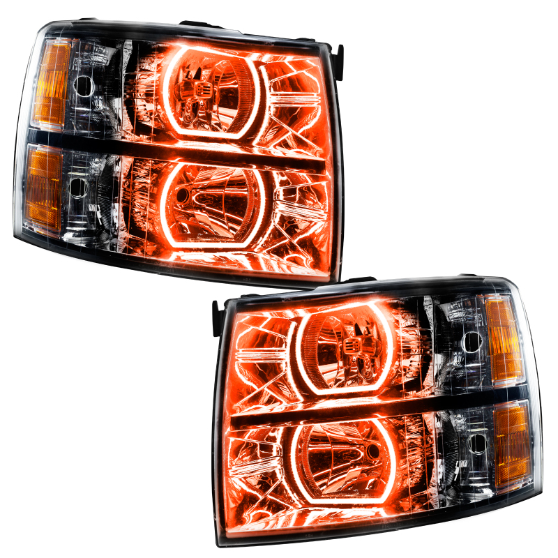 Picture of Oracle 07-13 Chevy Silverado SMD HL - Black - Square Style - w/ Simple Controller