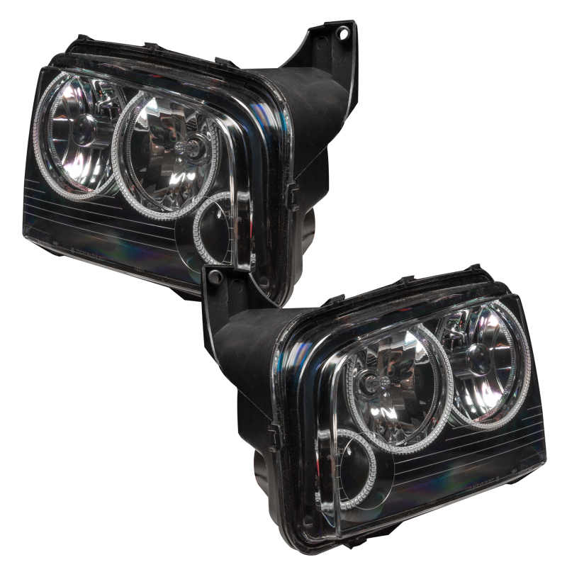Picture of Oracle 05-10 Dodge Charger SMD HL (Non-HID) - Triple Halo - ColorSHIFT
