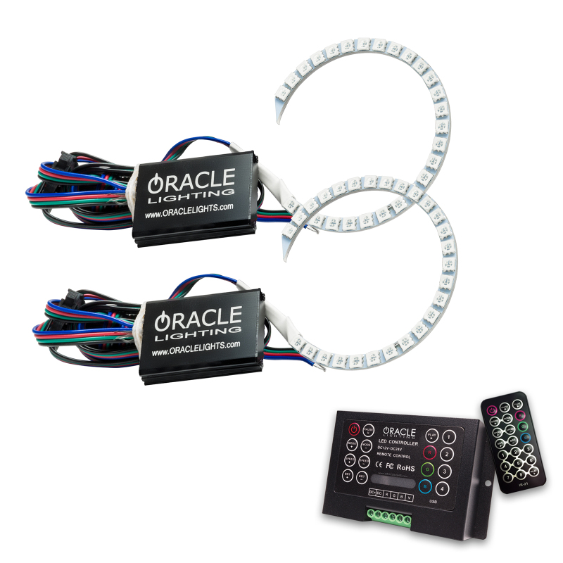 Picture of Oracle Dodge Charger 15-21 Projector Halo Kit - ColorSHIFT w/ 2.0 Controller