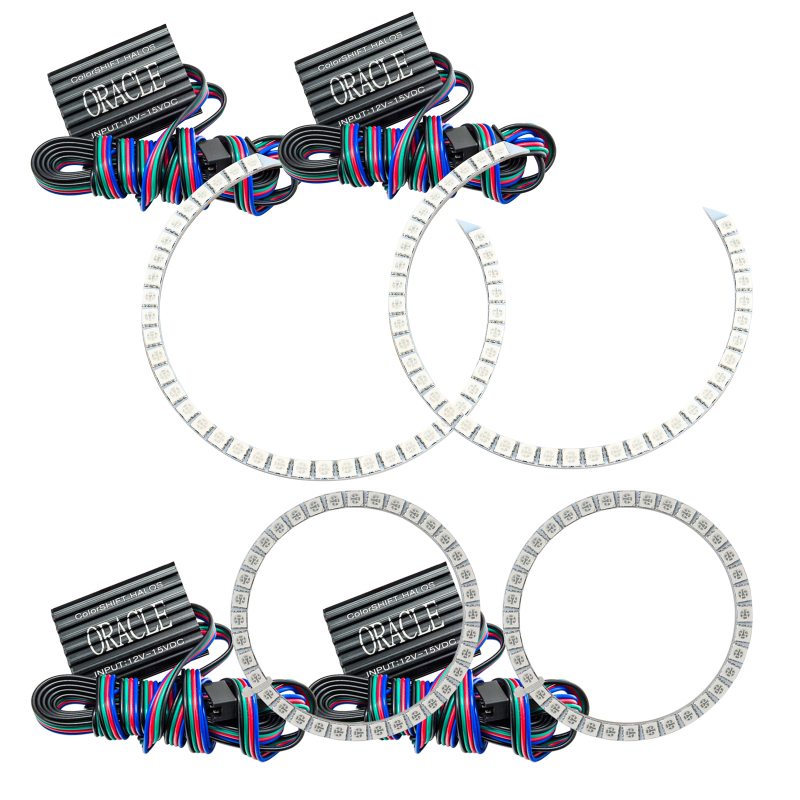 Picture of Oracle Nissan Altima Sedan 10-12 Halo Kit - ColorSHIFT w/o Controller