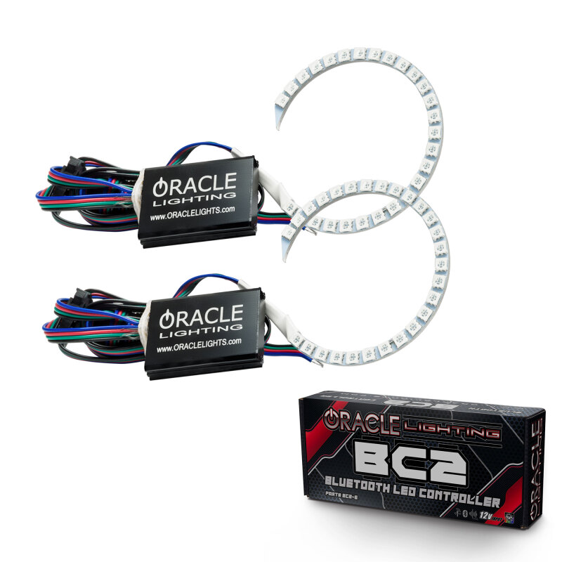 Picture of Oracle Dodge Charger 15-21 Projector Halo Kit - ColorSHIFT w/ BC1 Controller