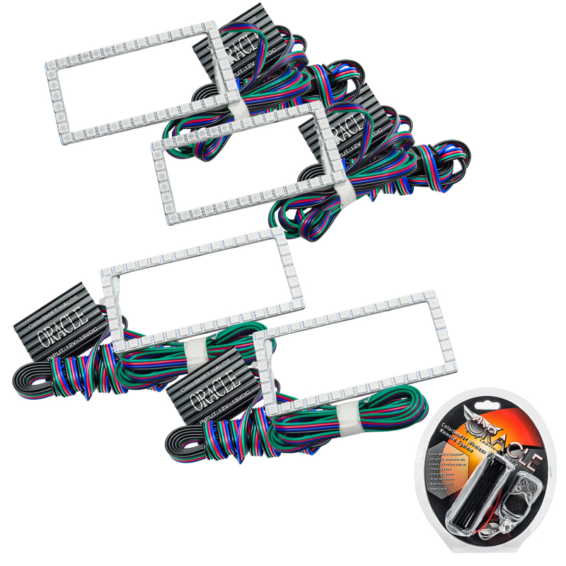 Picture of Oracle Ford F-150 15-17 Projector Headlight Halo Kit - ColorSHIFT