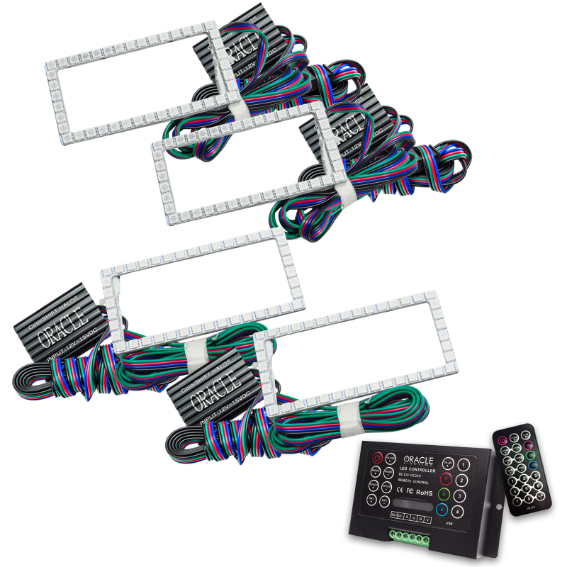 Picture of Oracle Ford F-150 15-17 Projector Headlight Halo Kit - ColorSHIFT w/ 2.0 Controller