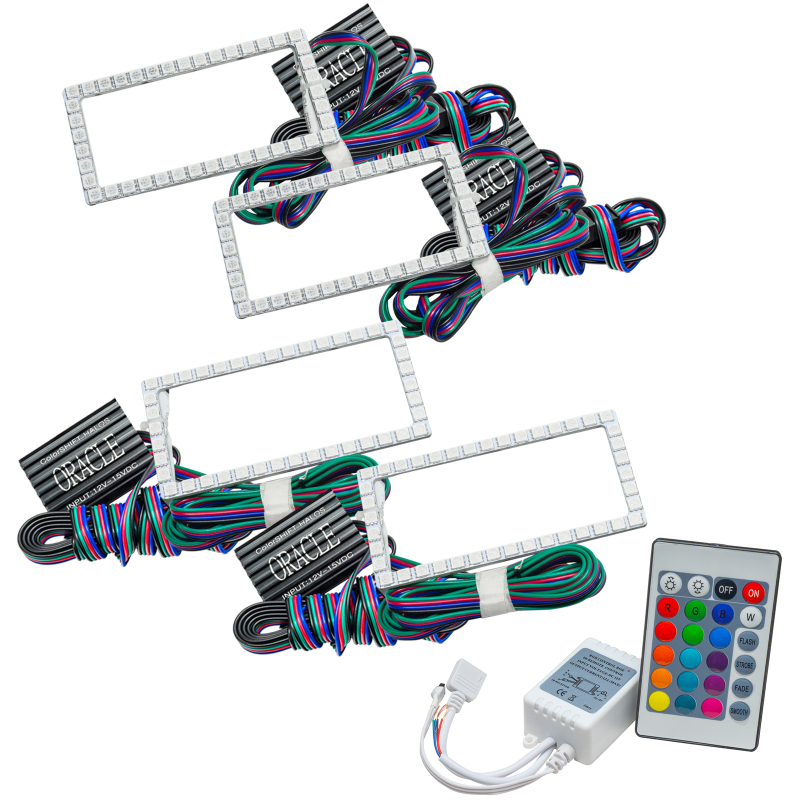 Picture of Oracle Ford F-150 15-17 Projector Headlight Halo Kit - ColorSHIFT w/ Simple Controller