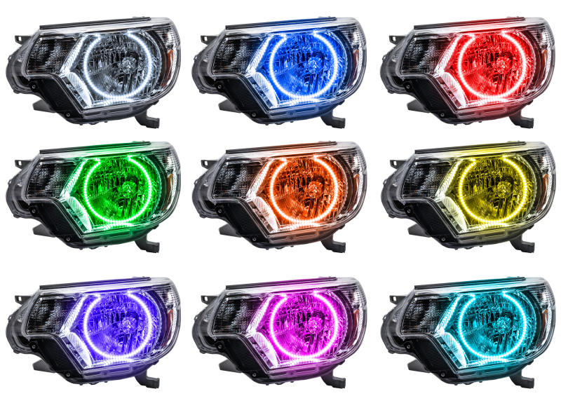Picture of Oracle Toyota Tacoma 12-15 Halo Kit - ColorSHIFT w/ BC1 Controller