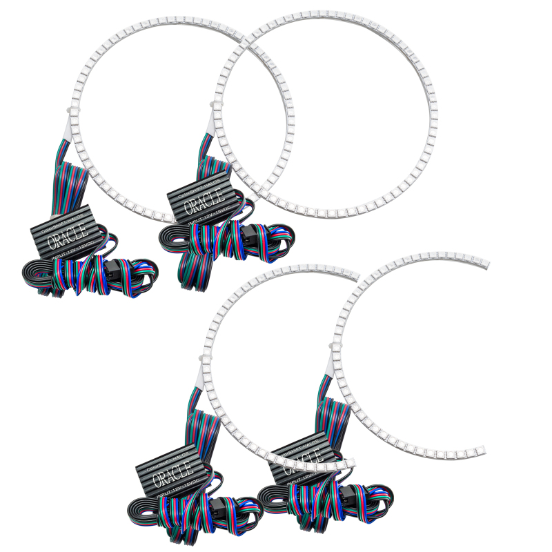 Picture of Oracle Dodge Dakota 05-07 Halo Kit - ColorSHIFT w/o Controller