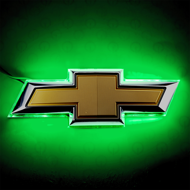 Picture of Oracle 14-15 Chevrolet Camaro Illuminated Bowtie - Dual Intensity - Green