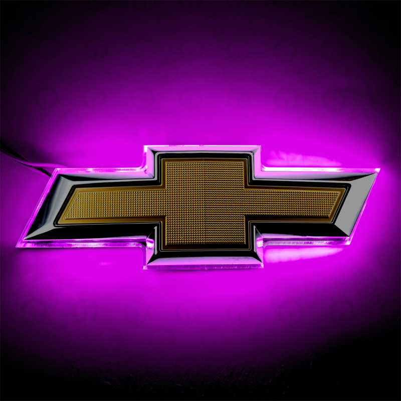 Picture of Oracle 14-15 Chevrolet Camaro Illuminated Bowtie - Dual Intensity - Pink