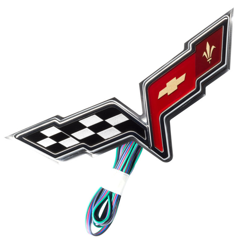 Picture of Oracle Chevrolet Corvette C6 Illuminated Emblem - ColorSHIFT