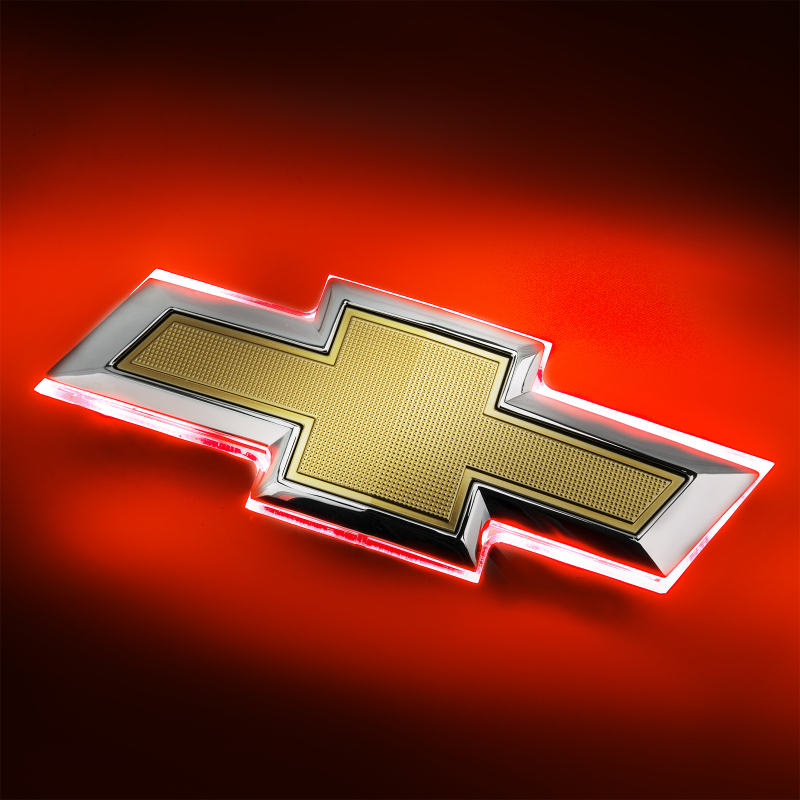 Picture of Oracle 16-19 Chevrolet Camaro Illuminated Bowtie - Dual Intensity - Red