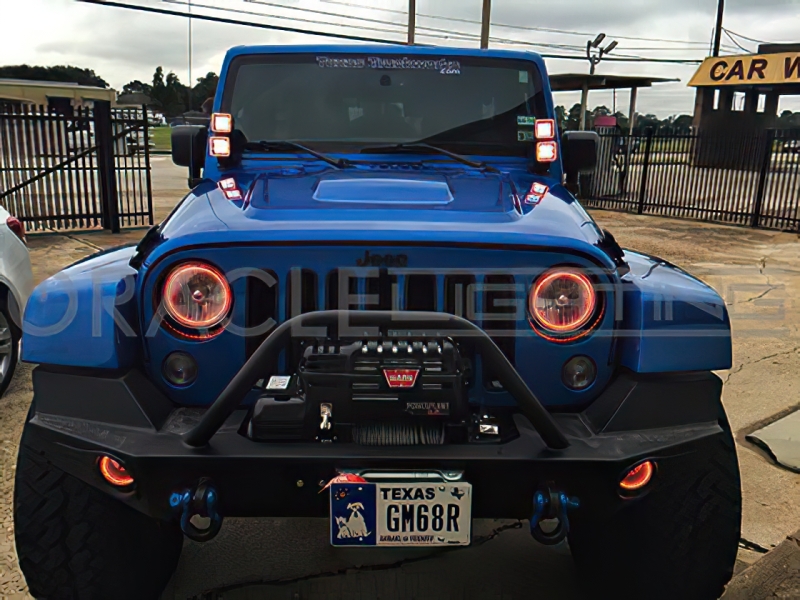 Picture of Oracle Off-Road 3in Square WP LED Halo - White