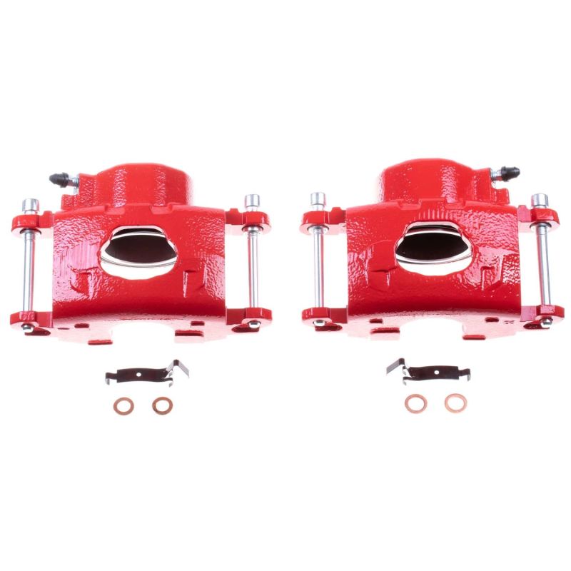 Picture of Power Stop 1977 Buick Electra Front Red Calipers - Pair