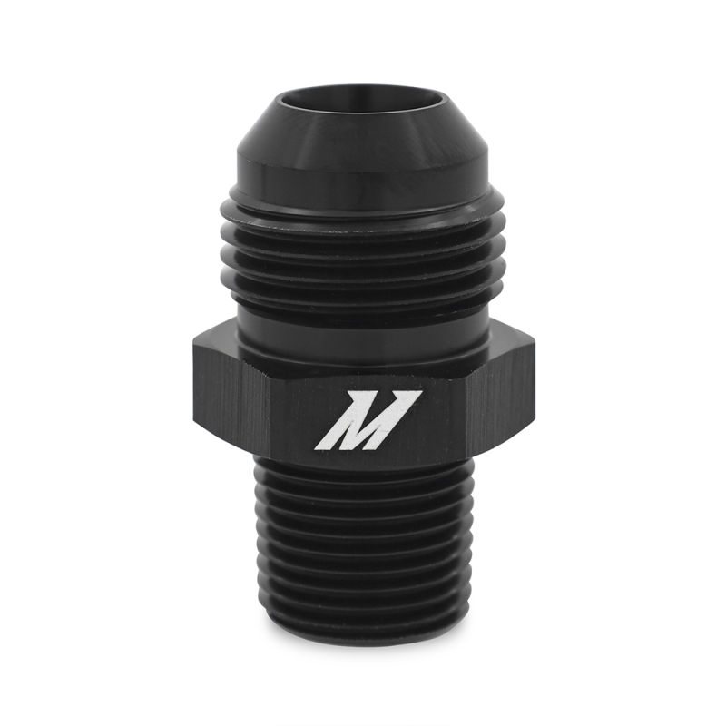 Picture of Mishimoto Aluminum -8AN to 1/4 NPT Fitting - Black