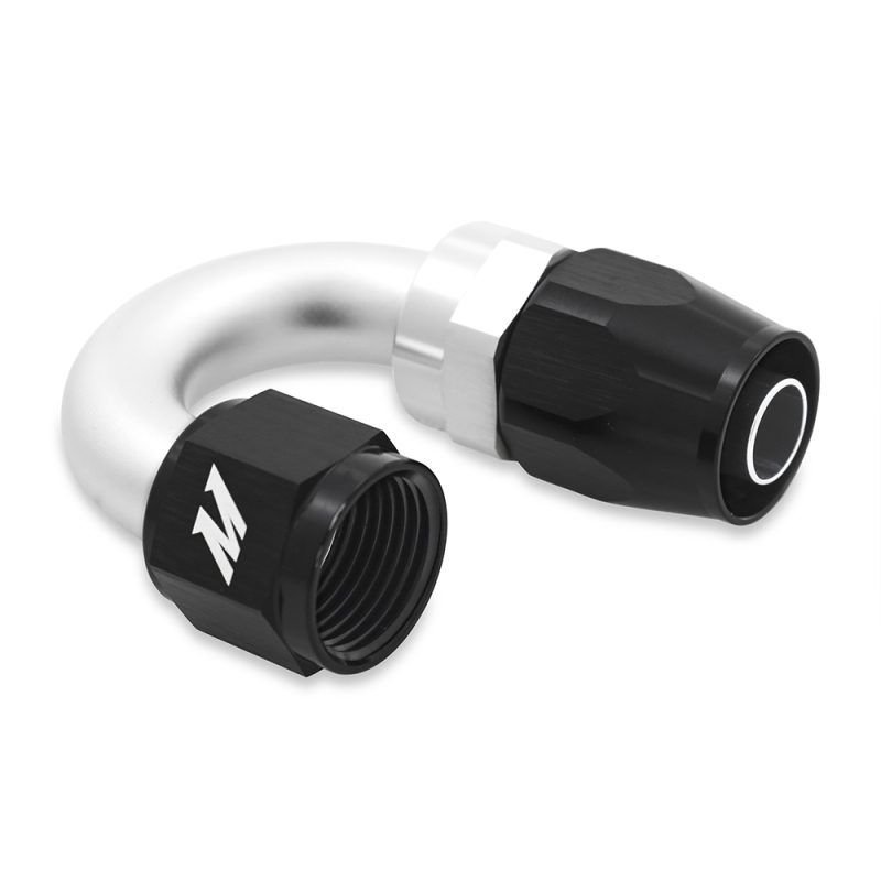 Picture of Mishimoto Aluminum -10AN 180 Degree Fitting - Black