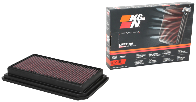 Picture of K&N 20-21 Cadillac CT5 V6 3.0L Replacement Air Filter