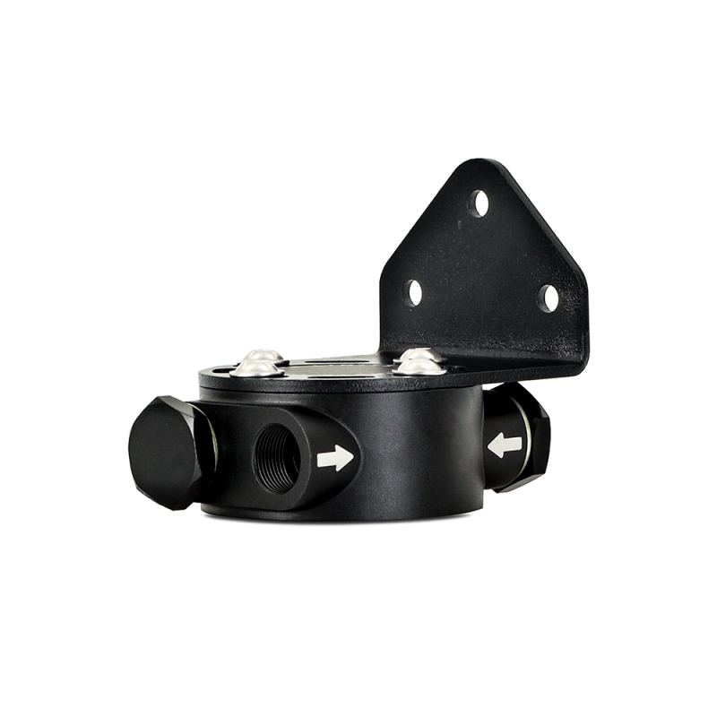 Picture of Mishimoto M20 x 1.5 - Remote Oil Filter Mount - Black