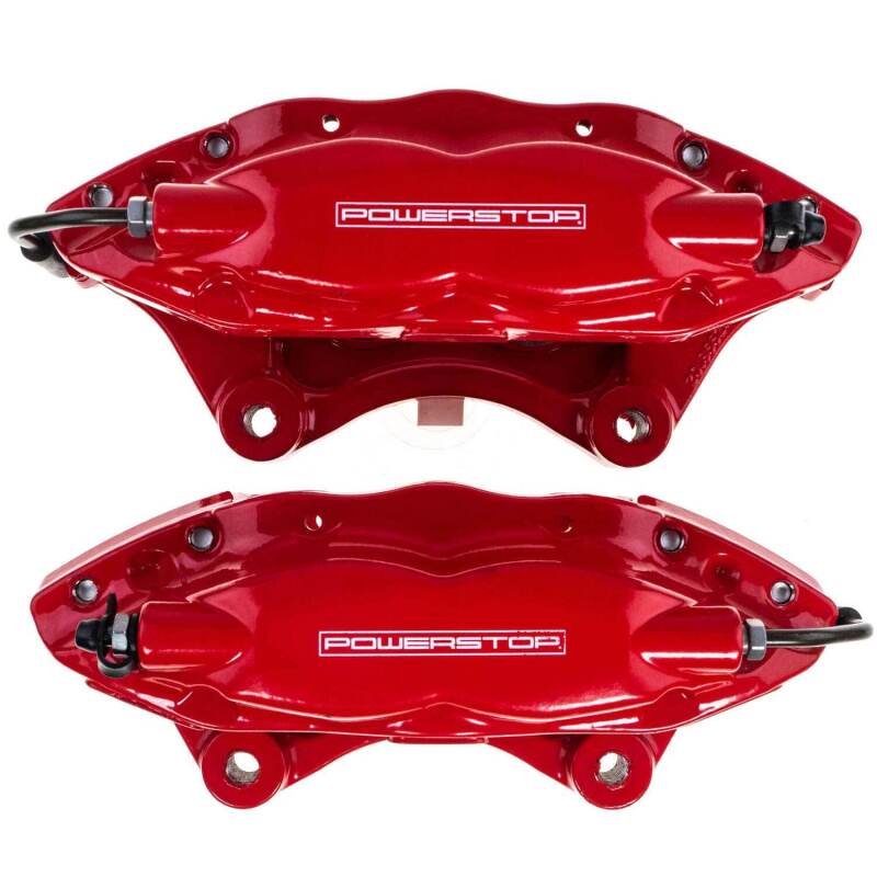 Picture of Power Stop 09-15 Cadillac CTS Rear Red Caliper - Pair w/o Bracket