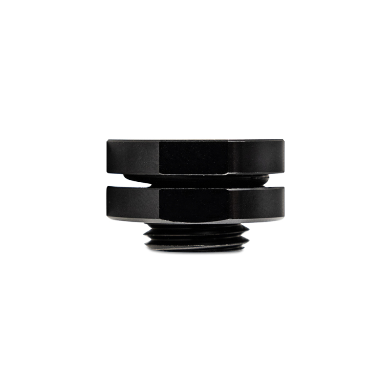 Picture of Mishimoto 1/8in NPT CNC-Machined Nozzle Mount Adapter - Black