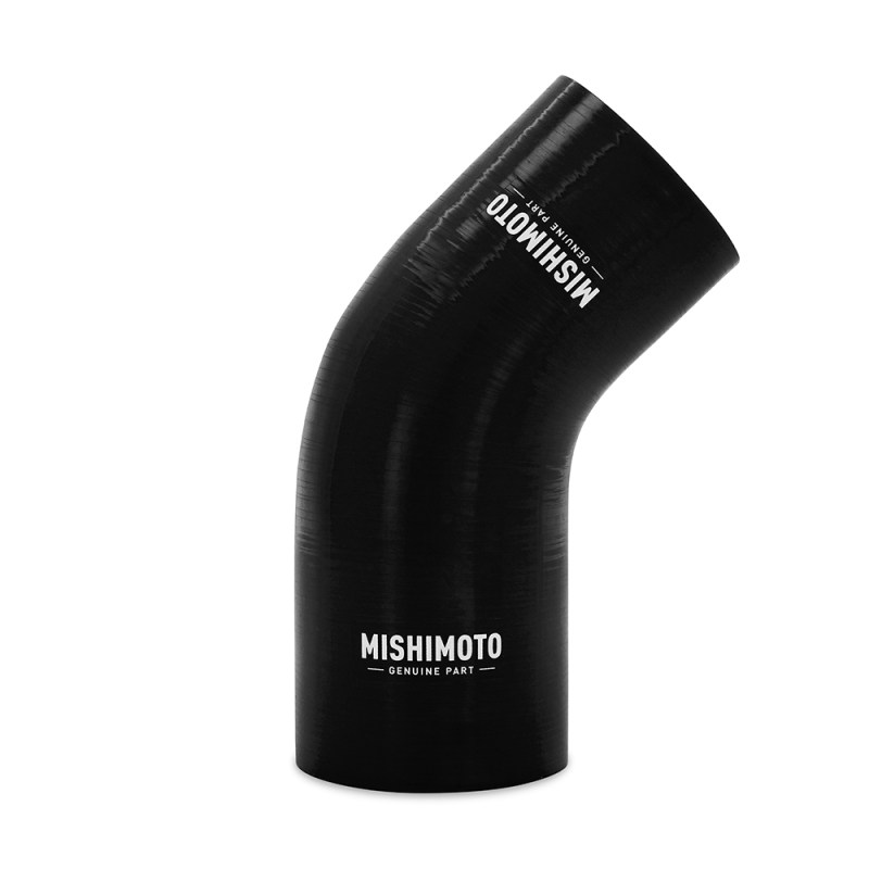 Picture of Mishimoto Silicone Reducer Coupler 45 Degree 2in to 2.5in - Black