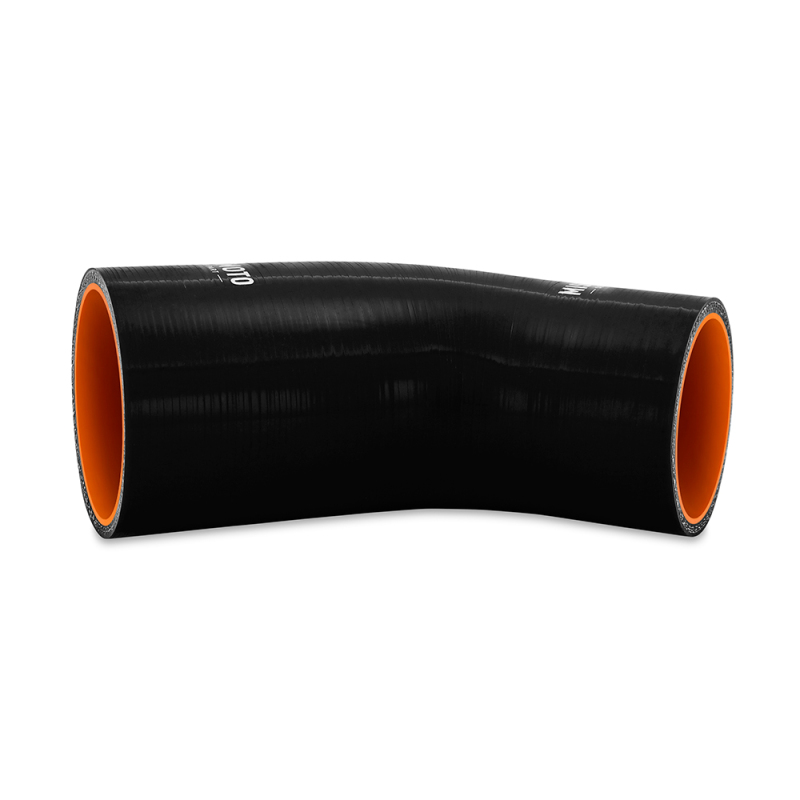 Picture of Mishimoto Silicone Reducer Coupler 45 Degree 2in to 2.5in - Black